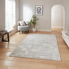 Catherine Lansfield Blocks Modern Abstract Grey  Rug