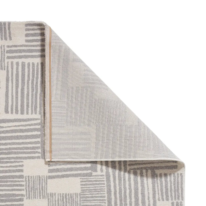 Catherine Lansfield Blocks Modern Abstract Grey  Rug