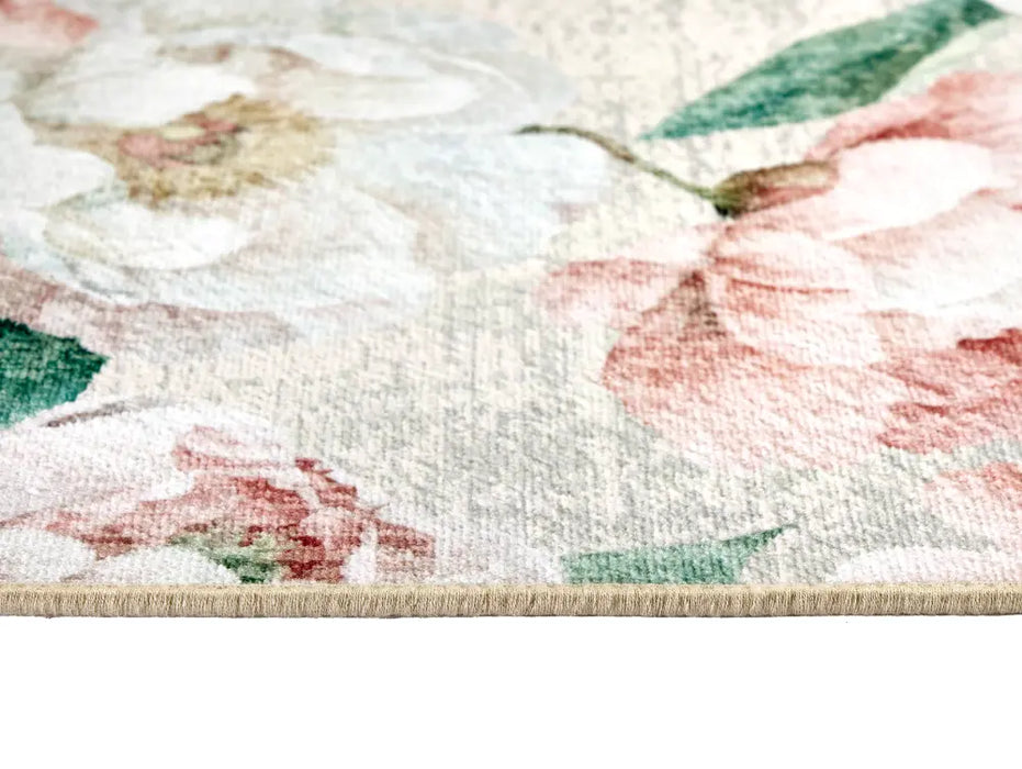 Blooming Peonies Washable Pink Multi