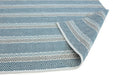 Asiatic boardwalk blue multi Blue, Multicoloured Living Room Striped Rug.