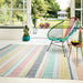Asiatic boardwalk pastel multi Multicoloured Living Room Striped Rug.