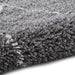 Think Rugs boho 8280 grey Grey Living Room Geometric Rug.