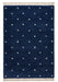 Think Rugs boho a475 navy Blue, Navy Living Room Geometric Rug.