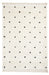 Think Rugs boho a475 white black Black, Ivory Living Room Geometric Rug.