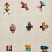 Think Rugs boho a808 multi Ivory, Multicoloured Living Room Geometric Rug.