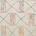 Think Rugs boho a814 multi Ivory, Multicoloured Living Room Geometric Rug.