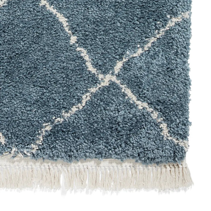 Boho 5413 Blue Berber Rug