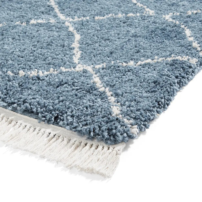 Boho 5413 Blue Berber Rug