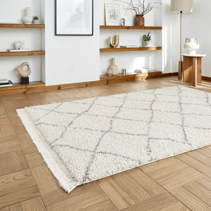 Boho 5413 Cream Berber Rug