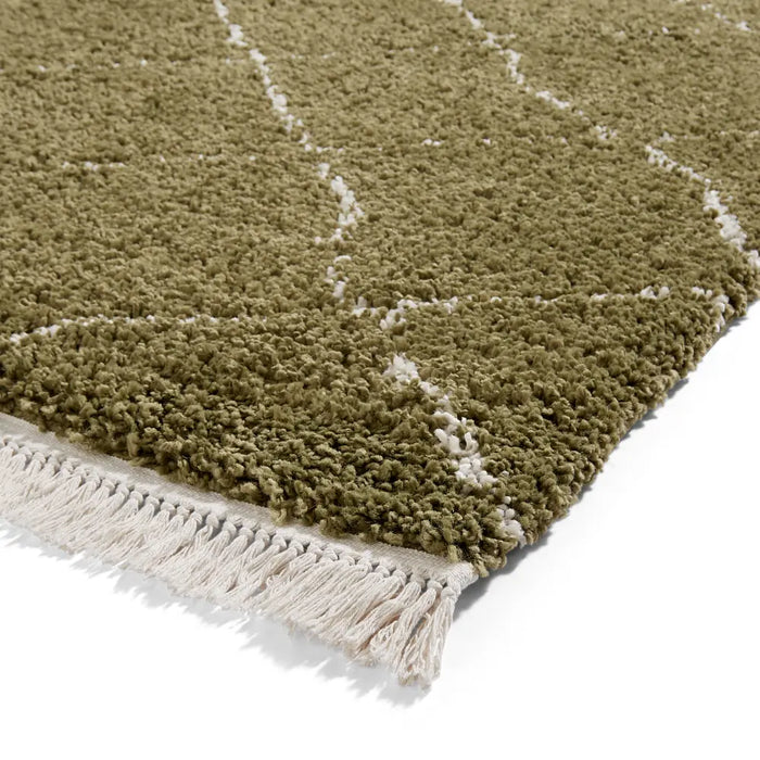Boho 5413 Green Berber Rug