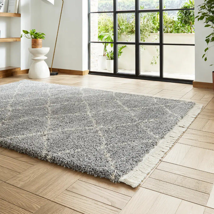 Boho 5413 Grey Berber Rug