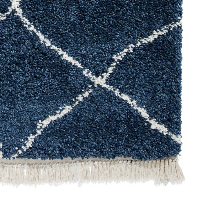 Boho 5413 Navy Berber Rug
