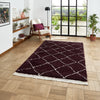 Boho 5413 Purple Berber Rug