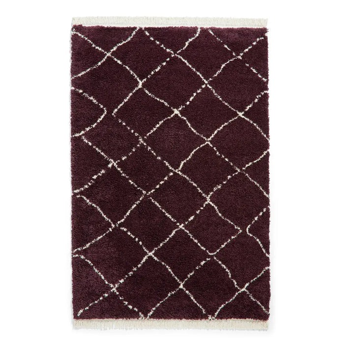 Boho 5413 Purple Berber Rug