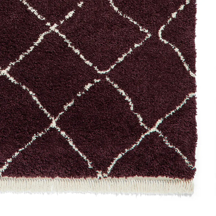 Boho 5413 Purple Berber Rug
