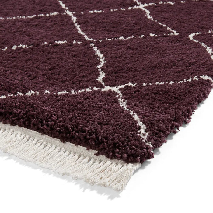 Boho 5413 Purple Berber Rug