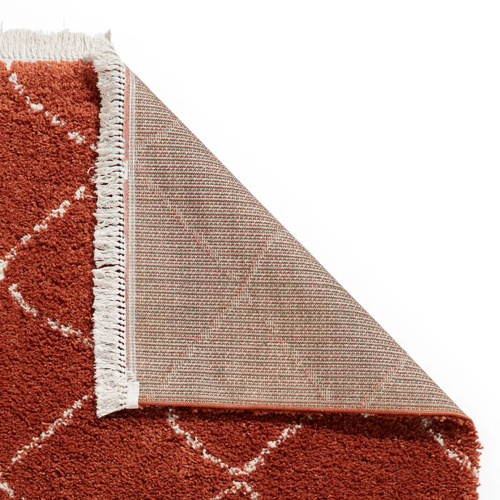 Boho 5413 Rust Berber Rug