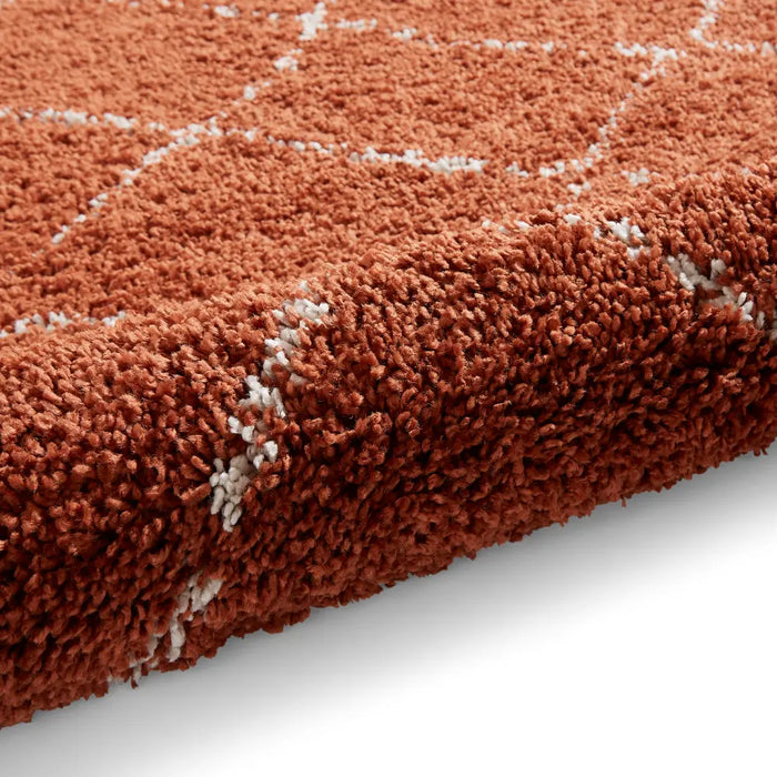 Boho 5413 Rust Berber Rug