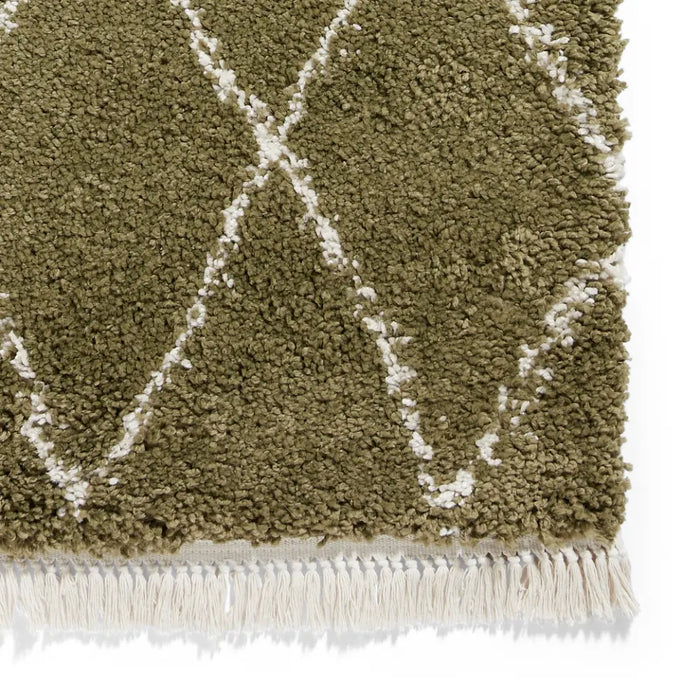 Boho 8280 Green Berber Rug