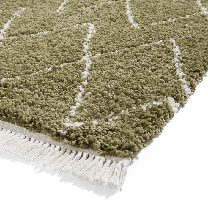 Boho 8280 Green Berber Rug