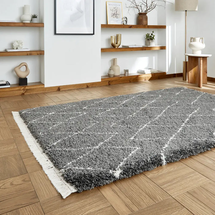 Boho 8280 Grey Berber Rug