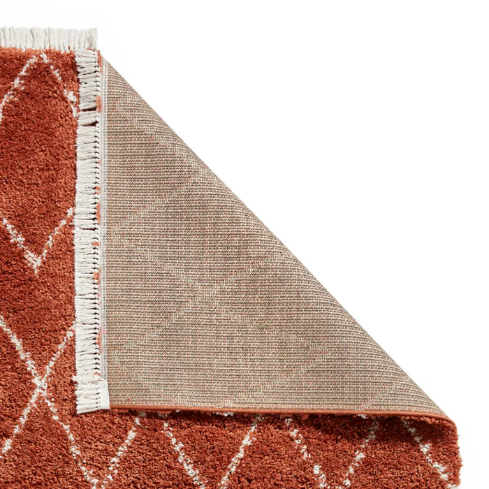 Boho 8280 Rust Berber Rug