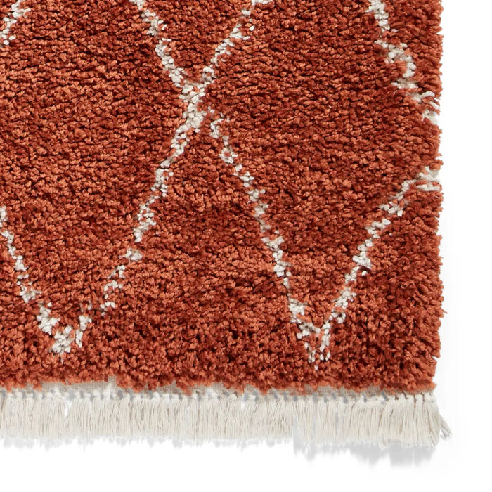 Boho 8280 Rust Berber Rug