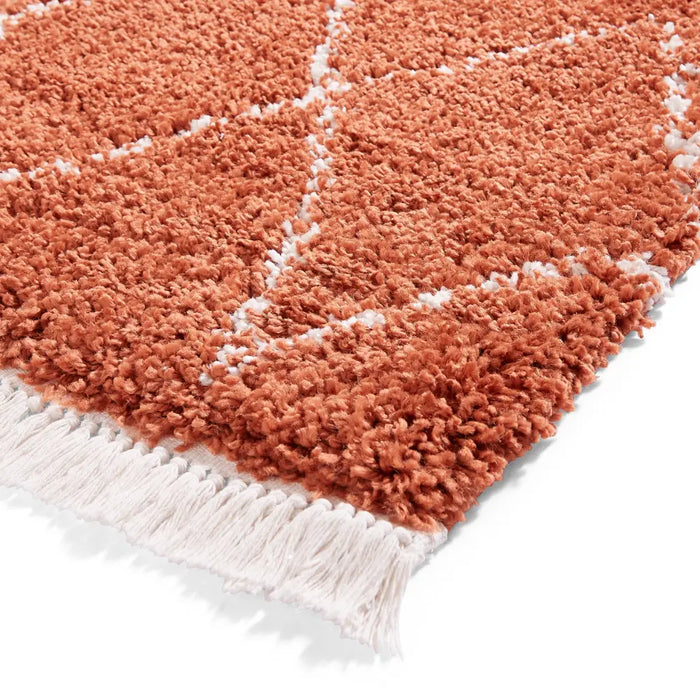 Boho 8280 Rust Berber Rug