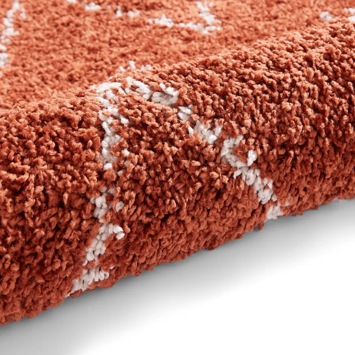 Boho 8280 Rust Berber Rug