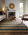 Bondi Jute Natural/Bottle Green