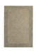 Origins borders taupe Beige Living Room Wool Rug.