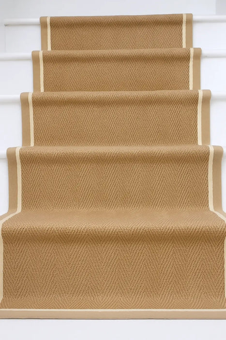 Bordo Herringbone Linen Cream