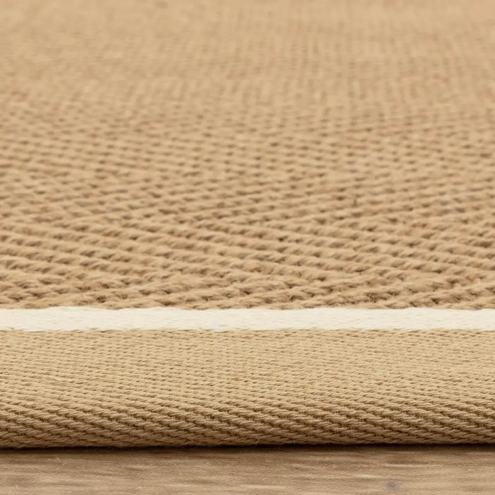 Bordo Herringbone Linen Cream