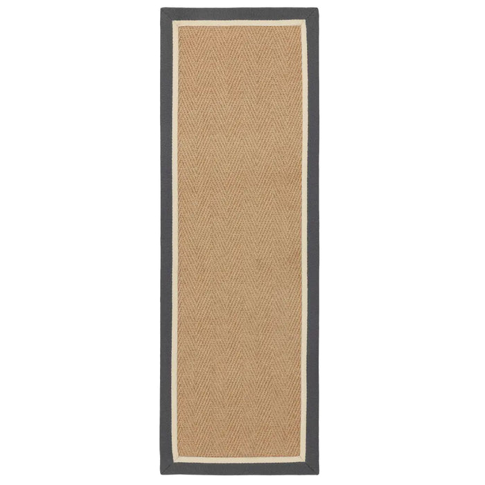 Bordo Herringbone Slate Cream