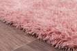 URCO boston boston blush Pink Living Room Shaggy Rug.