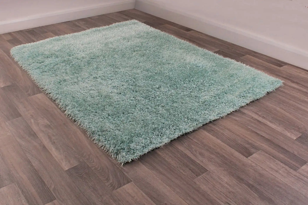 URCO boston duck egg Blue Living Room Shaggy Rug.