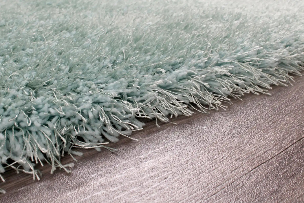 URCO boston duck egg Blue Living Room Shaggy Rug.