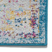 Think Rugs boston g0532 blue fuchsia Blue, Pink Living Room Moroccan Rug.
