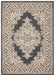 Asiatic bronte shadow charcoal beige Grey, Beige Living Room Wool Rug.