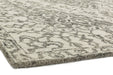 Asiatic bronte smoke cream Grey, Ivory Living Room Wool Rug.