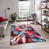 Think Rugs brooklyn 21278 multi Blue, Multicoloured, Red Living Room  Rug.
