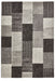 Think Rugs brooklyn 21830 grey black Grey, Black Living Room  Rug.