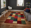 Think Rugs brooklyn 21830 multi Multicoloured Living Room  Rug.