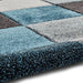Think Rugs brooklyn 646 blue grey Blue, Grey Living Room  Rug.