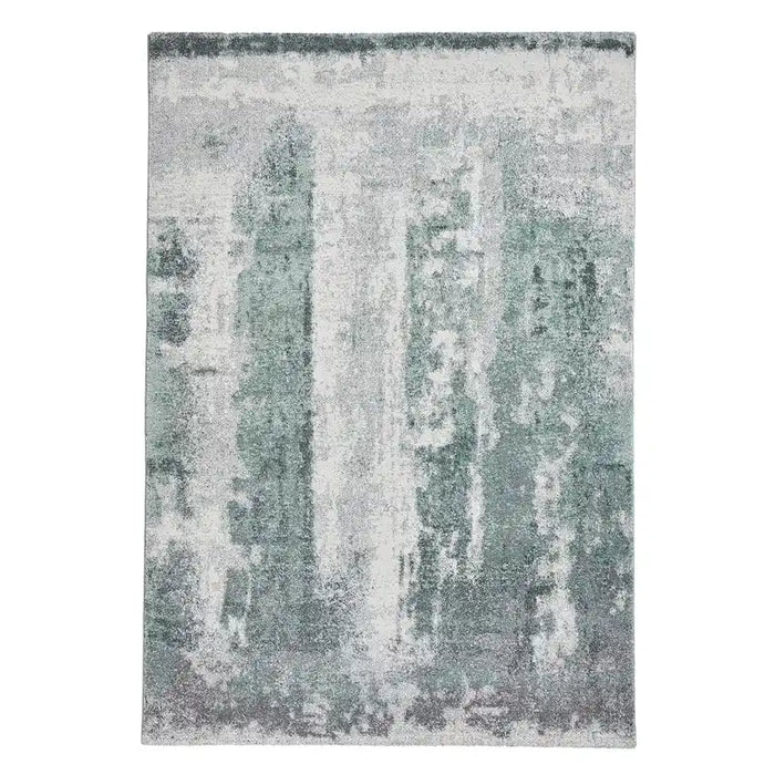 Think Rugs brooklyn 8595 ivory green Green, Ivory Living Room  Rug.