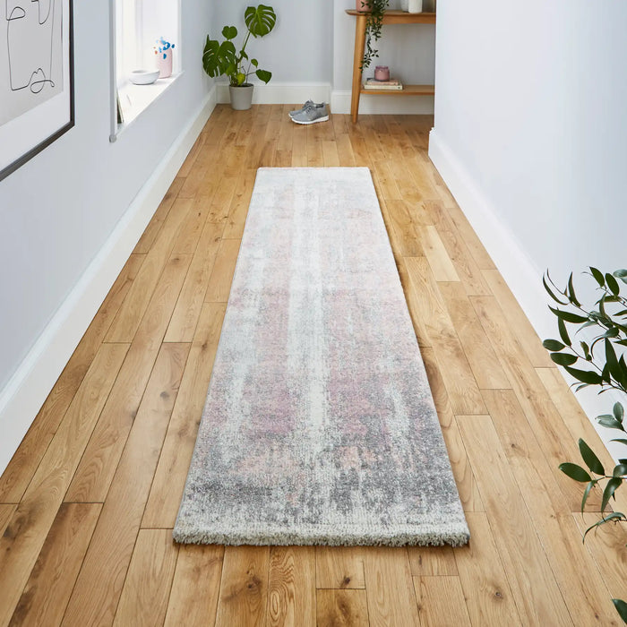 Think Rugs brooklyn 8595 ivory rose Ivory, Pink Living Room  Rug.