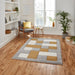 Think Rugs brooklyn brk04 grey yellow Grey, Yellow Living Room  Rug.