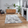 Think Rugs brooklyn brk15 grey beige Grey, Beige Living Room  Rug.