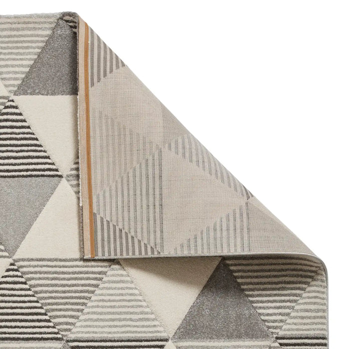 Think Rugs brooklyn brk15 grey beige Grey, Beige Living Room  Rug.