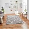 Think Rugs brooklyn brk35 grey cream Grey, Cream Living Room  Rug.